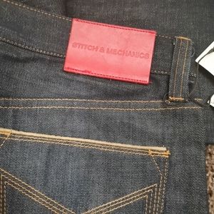 328$ stich mechanic raw denim selvedge